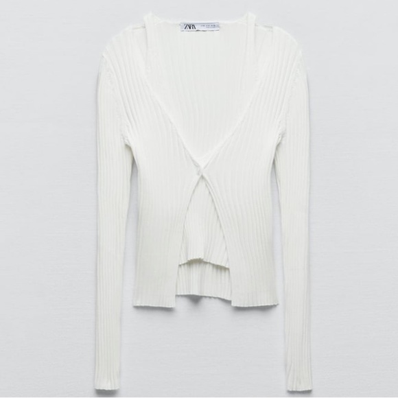 Zara ribbed knit top, size S. - Picture 1 of 4